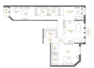 Продается 3-комнатная квартира, 136.6 м2, Санкт-Петербург, Василеостровский район, 11-я линия Васильевского острова, 56