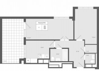 Продаю 2-комнатную квартиру, 59.9 м2, деревня Яковлево, ЖК Яковлево, к12