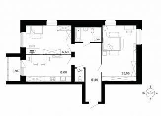 Продаю двухкомнатную квартиру, 86.1 м2, Берёзовский, улица Победы, 5, ЖК Уют-Сити