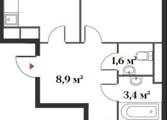 Продам 2-ком. квартиру, 63.6 м2, Красногорск, Золотая аллея, 2, ЖК Миниполис Восемь Клёнов