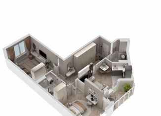 Продам 2-ком. квартиру, 65.5 м2, Симферополь