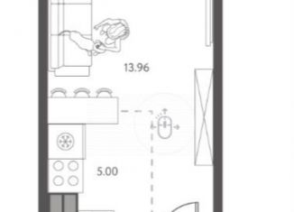 Продажа квартиры студии, 26.6 м2, Липецк, улица Перова, 2Д