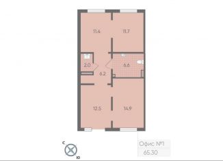 Продаю помещение свободного назначения, 65.3 м2, Санкт-Петербург, метро Гражданский проспект, Пейзажная улица, 23