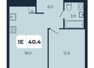 Продается 1-ком. квартира, 40.4 м2, поселок Верхнетемерницкий
