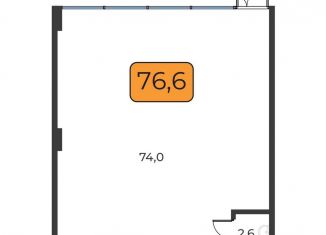 Продажа помещения свободного назначения, 76.6 м2, Тюмень, улица Эльвиры Федоровой, 1к1