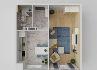 1-комнатная квартира на продажу, 36 м2, Крым, улица Абдуллы Лятиф-заде