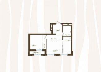 2-ком. квартира на продажу, 41.7 м2, Новокузнецк, улица Зорге, 17