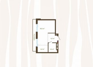 1-комнатная квартира на продажу, 33 м2, Новокузнецк, улица Зорге, 17