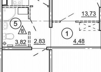 Продам двухкомнатную квартиру, 58.2 м2, Тверская область, Новочеркасская улица, 48