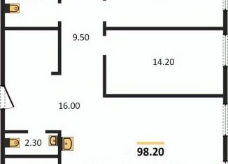 Продажа трехкомнатной квартиры, 98.2 м2, Самарская область, Самарская улица, 220
