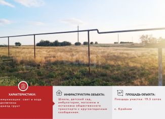Продается земельный участок, 19.5 сот., село Крайнее, улица Свободы