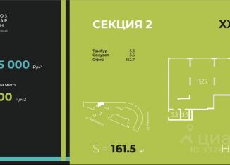 Офис на продажу, 161 м2, Москва, Херсонская улица, 43, метро Калужская