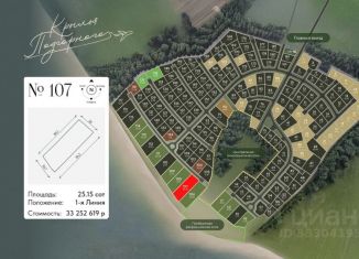 Участок на продажу, 25.15 сот., Ленинградская область