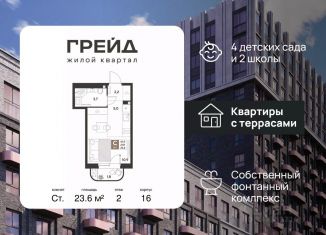 Продам квартиру студию, 23.6 м2, Краснодарский край