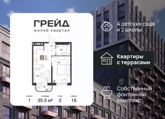 Продаю однокомнатную квартиру, 35.5 м2, Краснодарский край
