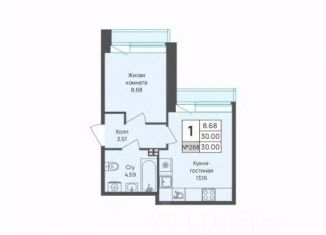 Продается однокомнатная квартира, 30 м2, Ленинградская область