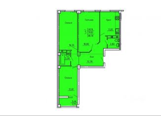 Продается 3-ком. квартира, 80.78 м2, Пенза