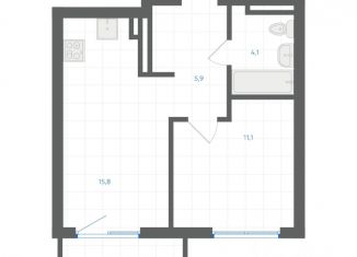Продажа 1-ком. квартиры, 38.22 м2, Челябинск