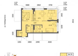 Продается 3-комнатная квартира, 63.61 м2, Республика Башкортостан