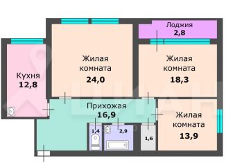 Продается 3-ком. квартира, 94.8 м2, Москва, улица Кибальчича, 2к1, метро ВДНХ