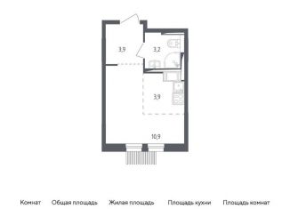Продам квартиру студию, 21.9 м2, Московская область, жилой комплекс Мытищи Парк, к4