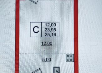 Продается 1-комнатная квартира, 25.2 м2, Калининград, Батальная улица, 100