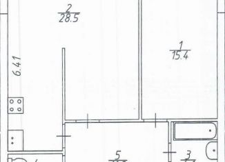 Продаю 2-комнатную квартиру, 61.3 м2, Москва, Сколковское шоссе, 40к2, станция Немчиновка