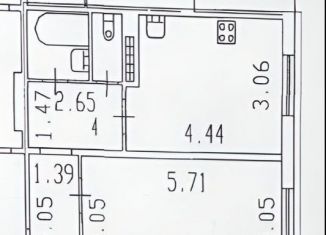 Сдаю в аренду 1-комнатную квартиру, 42.4 м2, Санкт-Петербург, улица Олеко Дундича, метро Купчино