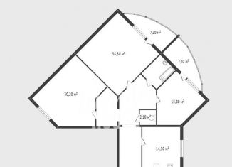 Продаю 3-ком. квартиру, 130 м2, Тюмень, Харьковская улица, 64, ЖК Центральный