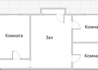 Продается 3-ком. квартира, 59.9 м2, село Новороманово, Взлётная улица, 63