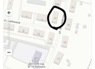 Двухкомнатная квартира на продажу, 34.8 м2, посёлок городского типа Ветлужский, улица Энтузиастов, 14