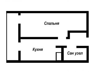 1-комнатная квартира на продажу, 38.7 м2, Казань, улица Тансык, ЖК Салават Купере