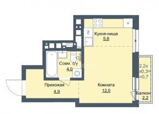 Продажа квартиры студии, 26.5 м2, Ижевск, ЖК Истории
