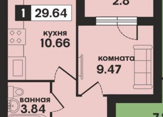 Продается 1-комнатная квартира, 29.6 м2, Муром