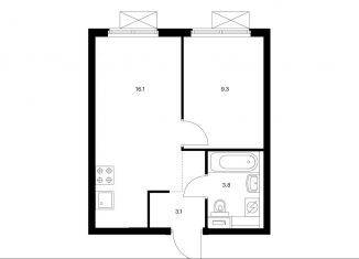 Продажа 1-комнатной квартиры, 32.3 м2, Мытищи