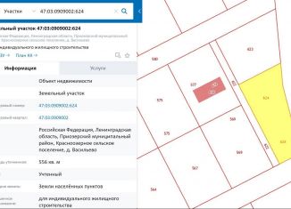 Продаю участок, 5.6 сот., деревня Васильево