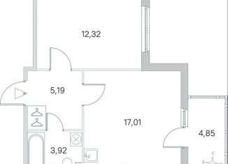 Продается 1-комнатная квартира, 39.9 м2, Санкт-Петербург