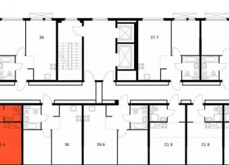 Квартира на продажу студия, 25.4 м2, Санкт-Петербург, Кантемировская улица, 11, Кантемировская улица