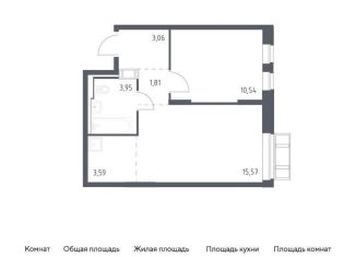 Продажа однокомнатной квартиры, 38.5 м2, Московская область