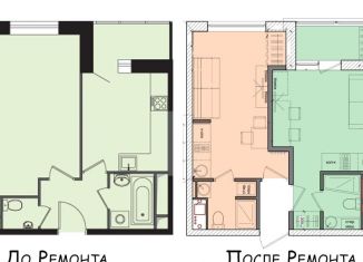 Продается двухкомнатная квартира, 34 м2, деревня Путилково, Новотушинская улица, 1, ЖК Ап-квартал Новое Тушино