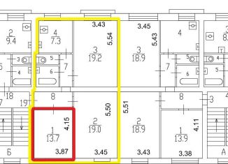 Продам комнату, 13.7 м2, Москва, улица Чистова, 26, метро Волжская