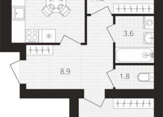 Продается двухкомнатная квартира, 59 м2, посёлок Мичуринский, Выставочная улица