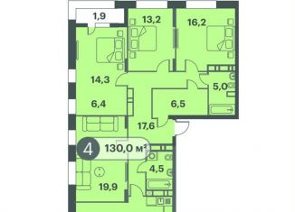 Продается 4-комнатная квартира, 130 м2, Красноярск, Кировский район