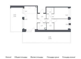 2-ком. квартира на продажу, 96.6 м2, Москва, ЗАО, жилой комплекс Нова, к2