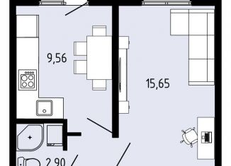 Продаю 2-комнатную квартиру, 31.1 м2, Пермский край