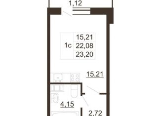 Продается квартира студия, 23.2 м2, Гатчина, улица Хохлова, 16