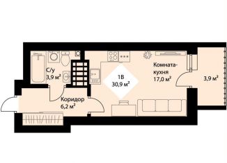 Продаю квартиру студию, 29 м2, Екатеринбург