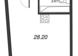 Продается квартира студия, 31.7 м2, Ленинградская область