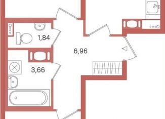 Продаю двухкомнатную квартиру, 52.3 м2, Сертолово, ЖК Новое Сертолово