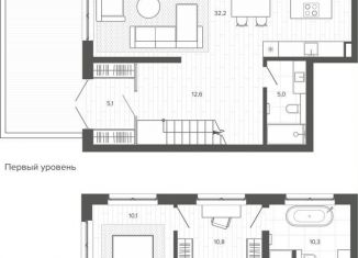 3-комнатная квартира на продажу, 125.8 м2, Барнаул, Змеиногорский тракт, 35Бк2, Центральный район